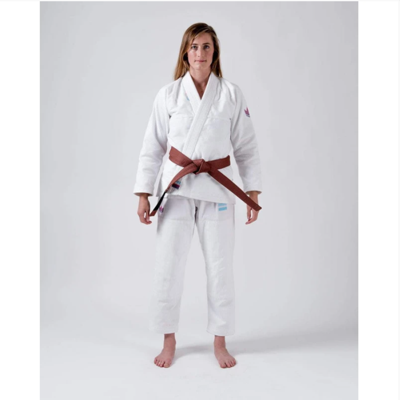 KiNGZ Kimono/Gi BJJ EMPOWERED Frauen weiß