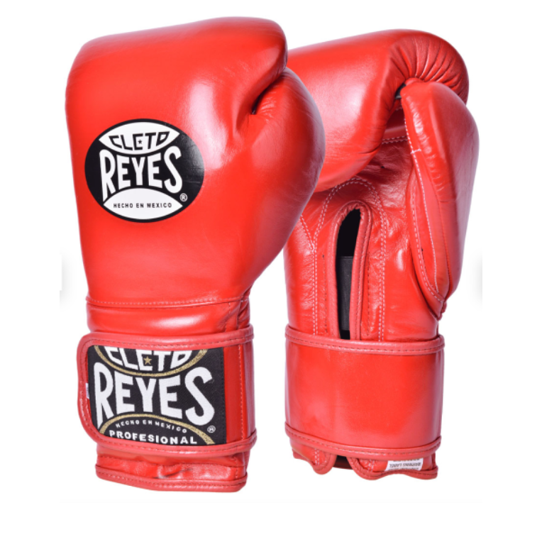 CLETO REYES Boxhandschuhe TRAINING VELCRO, Rot