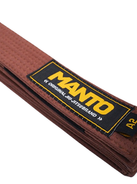 MANTO belt BJJ ORIGINAL brown